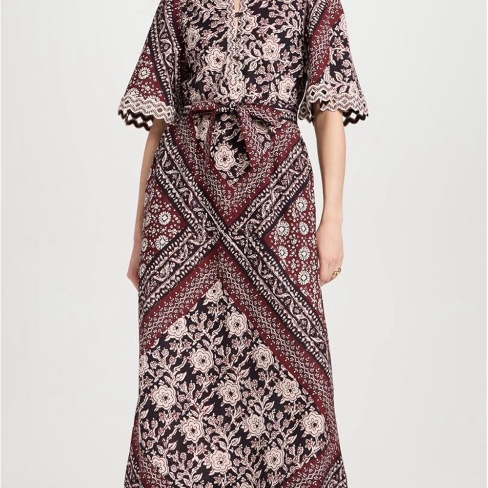 Sea New York Floral Maxi Dress - Black and Cream